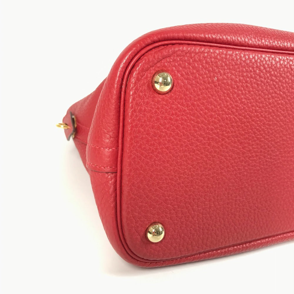 HERMES ボリード35 ボリード 35 2WAYバック ショルダーバック トートバッグ ハンドバッグ トリヨンクレマンス レディース ルージュ レッド