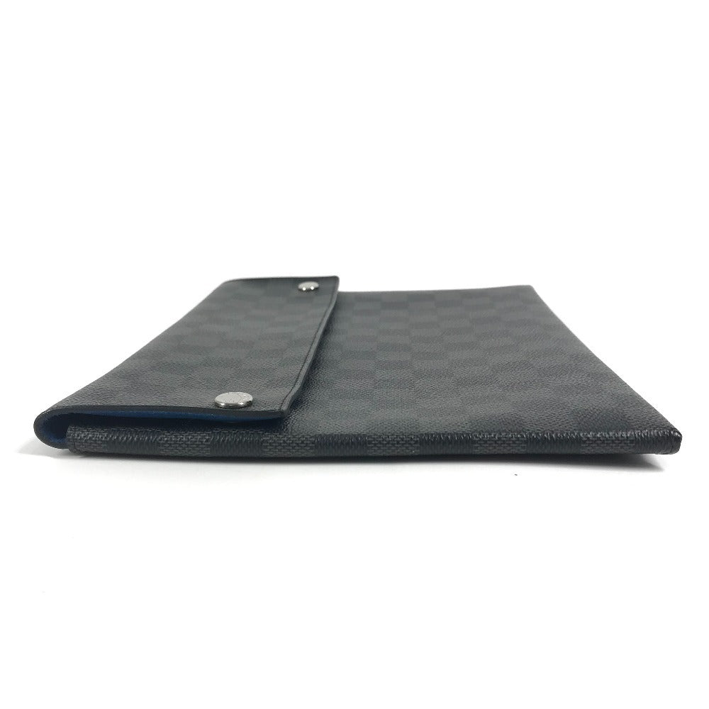 LOUIS VUITTON N60255 ダミエグラフィット アルファ トリプルポーチ 3点セット カバン ポーチ フラップ セカンドバッグ カードケース 財布 クラッチバッグ ダミエグラフィットキャンバス ユニセックス ブラック