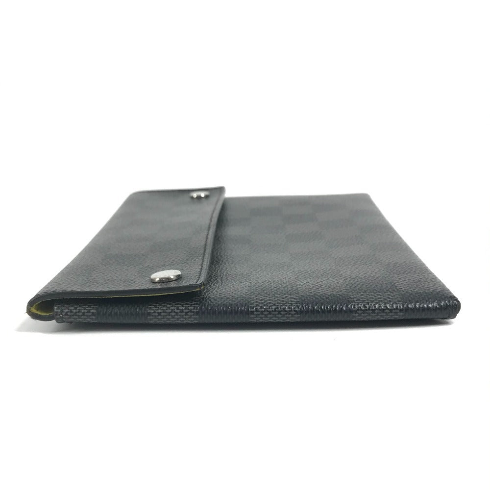 LOUIS VUITTON N60255 ダミエグラフィット アルファ トリプルポーチ 3点セット カバン ポーチ フラップ セカンドバッグ カードケース 財布 クラッチバッグ ダミエグラフィットキャンバス ユニセックス ブラック