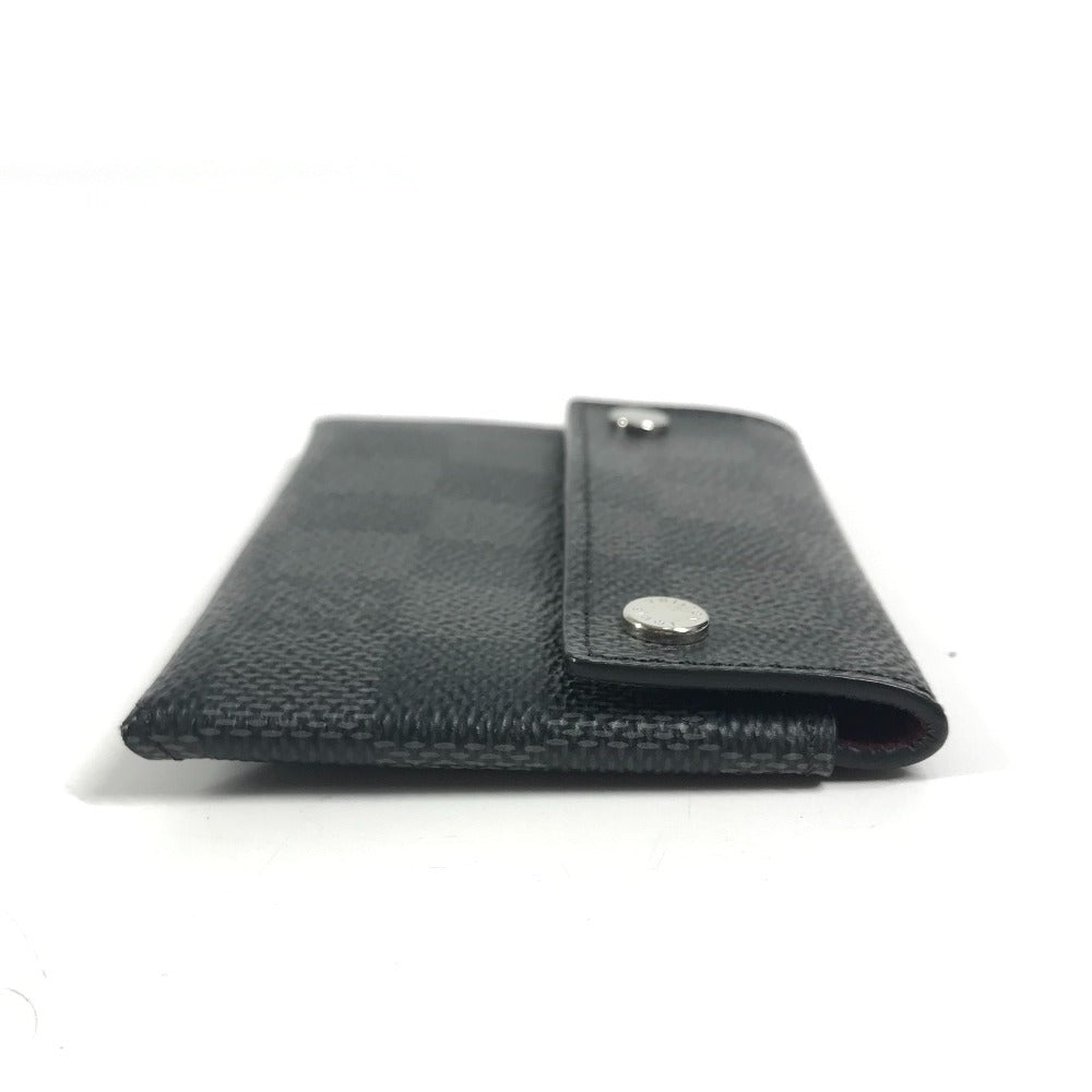 LOUIS VUITTON N60255 ダミエグラフィット アルファ トリプルポーチ 3点セット カバン ポーチ フラップ セカンドバッグ カードケース 財布 クラッチバッグ ダミエグラフィットキャンバス ユニセックス ブラック