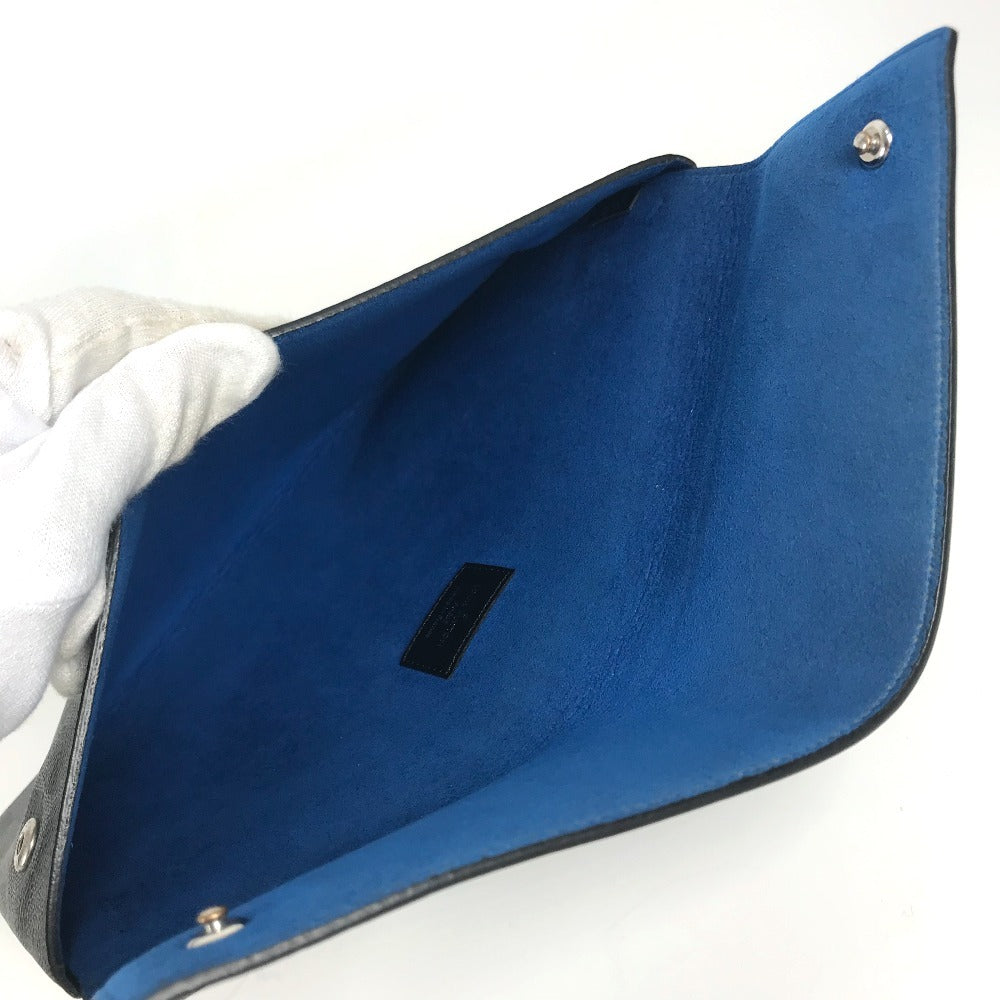 LOUIS VUITTON N60255 ダミエグラフィット アルファ トリプルポーチ 3点セット カバン ポーチ フラップ セカンドバッグ カードケース 財布 クラッチバッグ ダミエグラフィットキャンバス ユニセックス ブラック