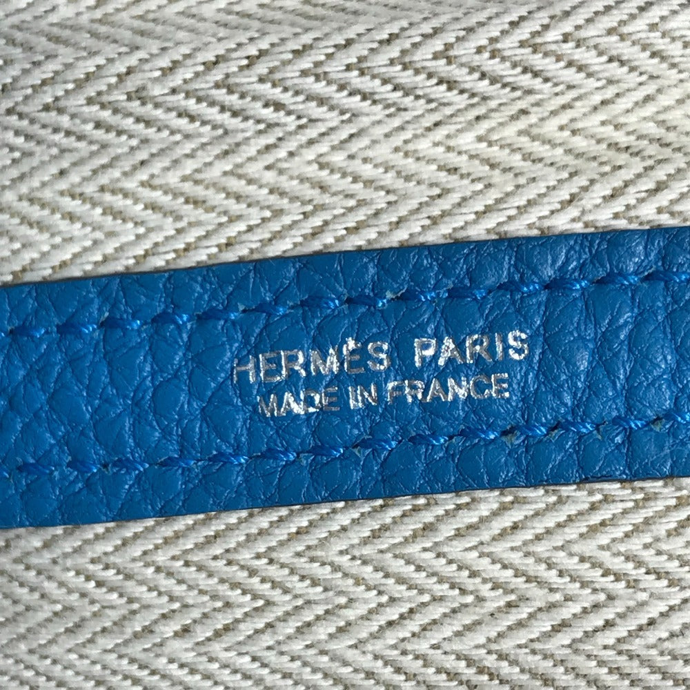 HERMES ガーデンパーティー PM ガーデンパーティPM 36 カバン ハンドバッグ バイカラー 肩掛け ショルダーバッグ トートバッグ ネゴンダ ユニセックス ブルー