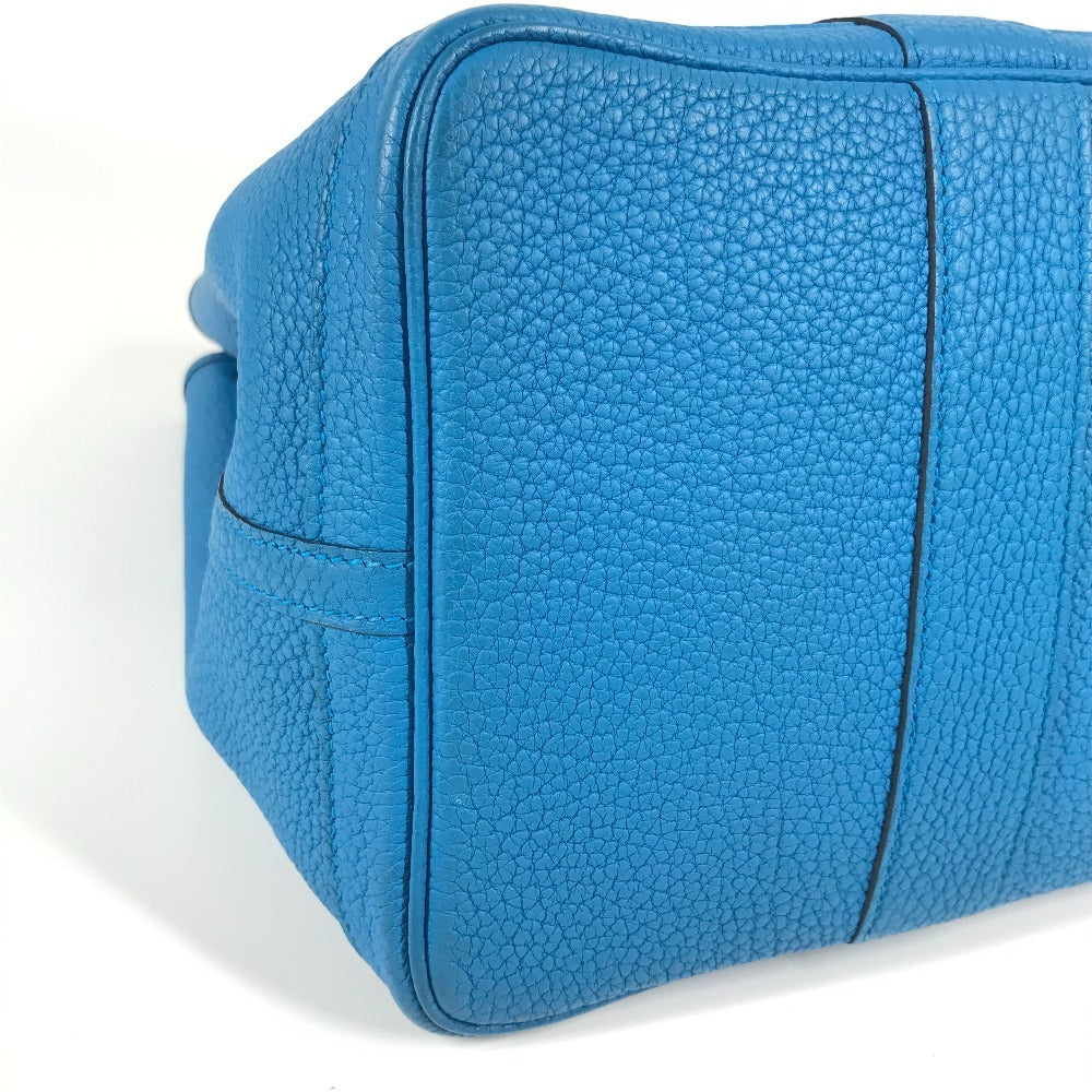 HERMES ガーデンパーティー PM ガーデンパーティPM 36 カバン ハンドバッグ バイカラー 肩掛け ショルダーバッグ トートバッグ ネゴンダ ユニセックス ブルー