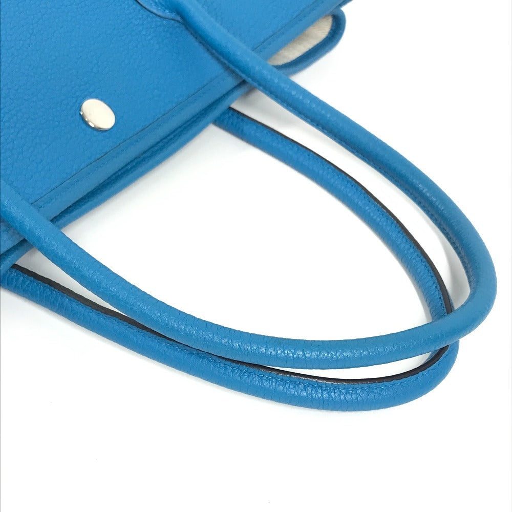HERMES ガーデンパーティー PM ガーデンパーティPM 36 カバン ハンドバッグ バイカラー 肩掛け ショルダーバッグ トートバッグ ネゴンダ ユニセックス ブルー