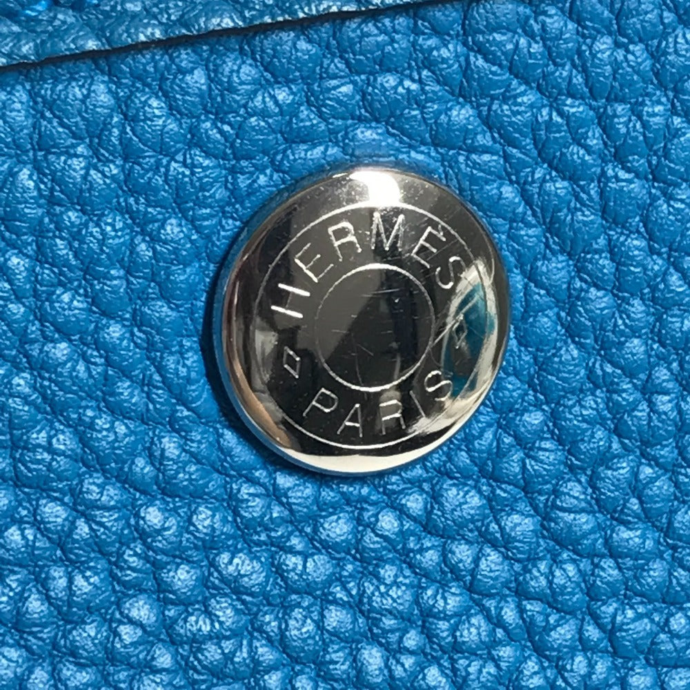 HERMES ガーデンパーティー PM ガーデンパーティPM 36 カバン ハンドバッグ バイカラー 肩掛け ショルダーバッグ トートバッグ ネゴンダ ユニセックス ブルー