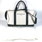 BALENCIAGA 392010 ロゴ 旅行バッグ カバン トラベルバッグ ボストンバッグ レザー/キャンバス ユニセックス ブラック