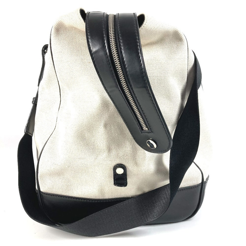 BALENCIAGA 392010 ロゴ 旅行バッグ カバン トラベルバッグ ボストンバッグ レザー/キャンバス ユニセックス ブラック