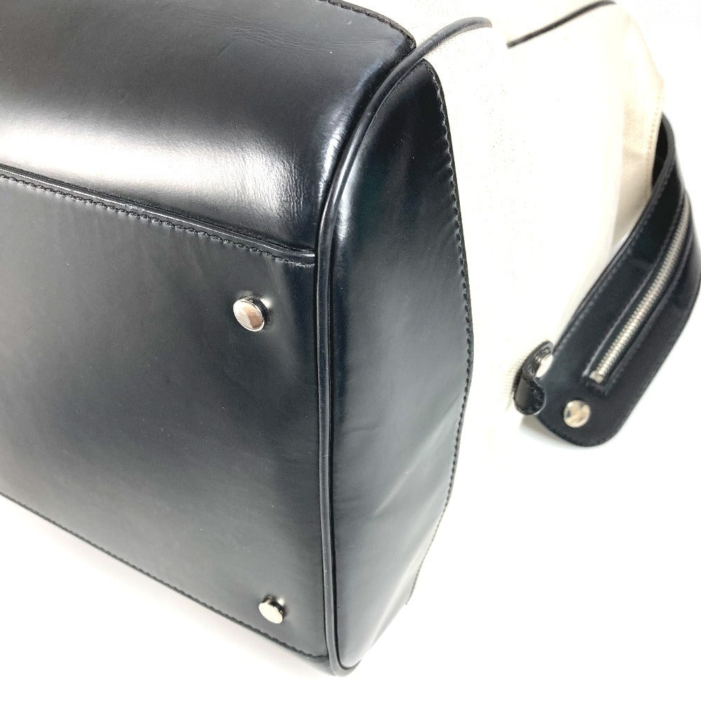 BALENCIAGA 392010 ロゴ 旅行バッグ カバン トラベルバッグ ボストンバッグ レザー/キャンバス ユニセックス ブラック