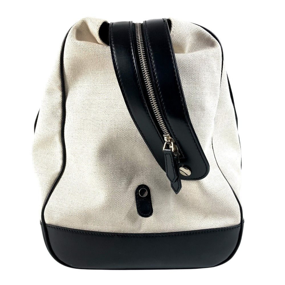 BALENCIAGA 392010 ロゴ 旅行バッグ カバン トラベルバッグ ボストンバッグ レザー/キャンバス ユニセックス ブラック