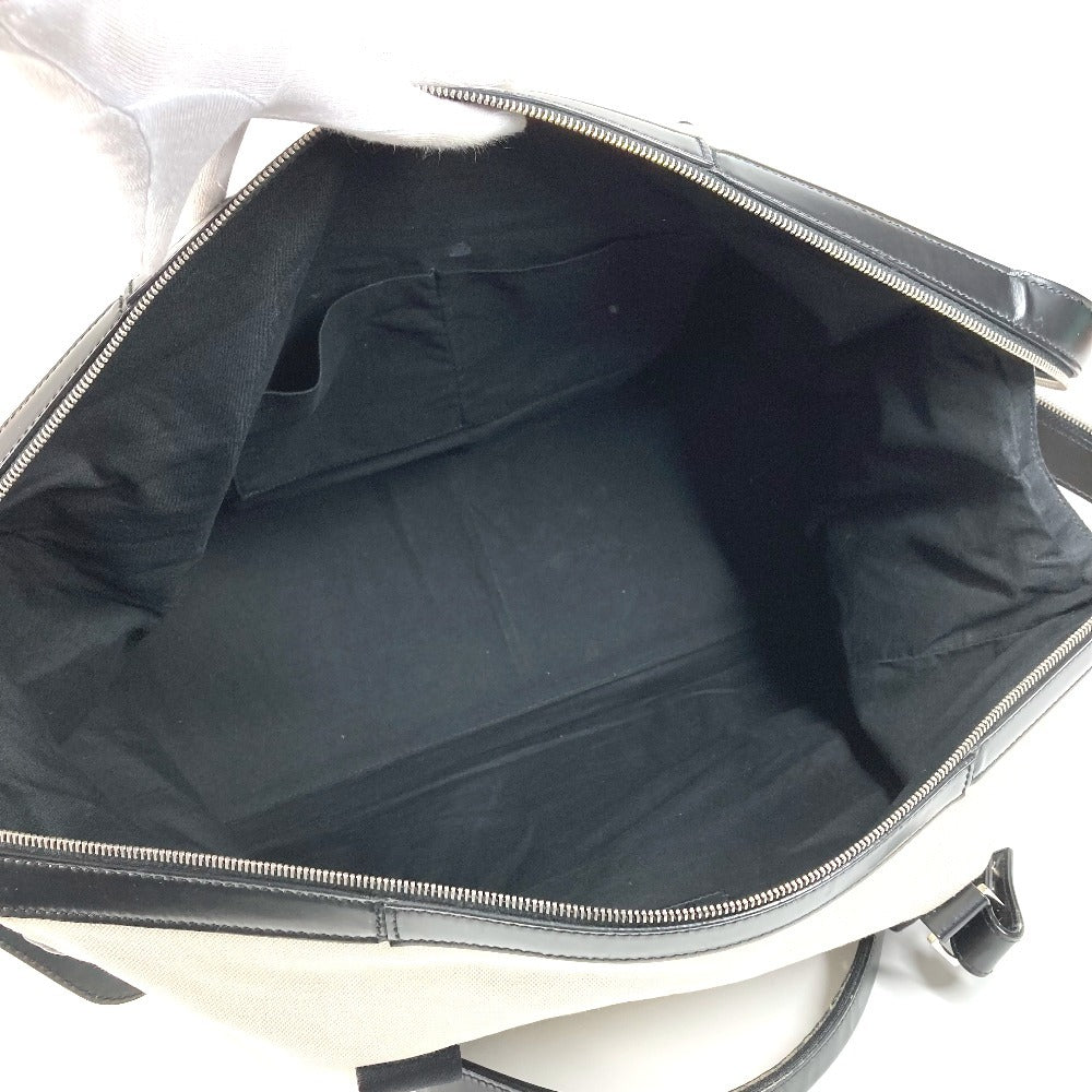 BALENCIAGA 392010 ロゴ 旅行バッグ カバン トラベルバッグ ボストンバッグ レザー/キャンバス ユニセックス ブラック