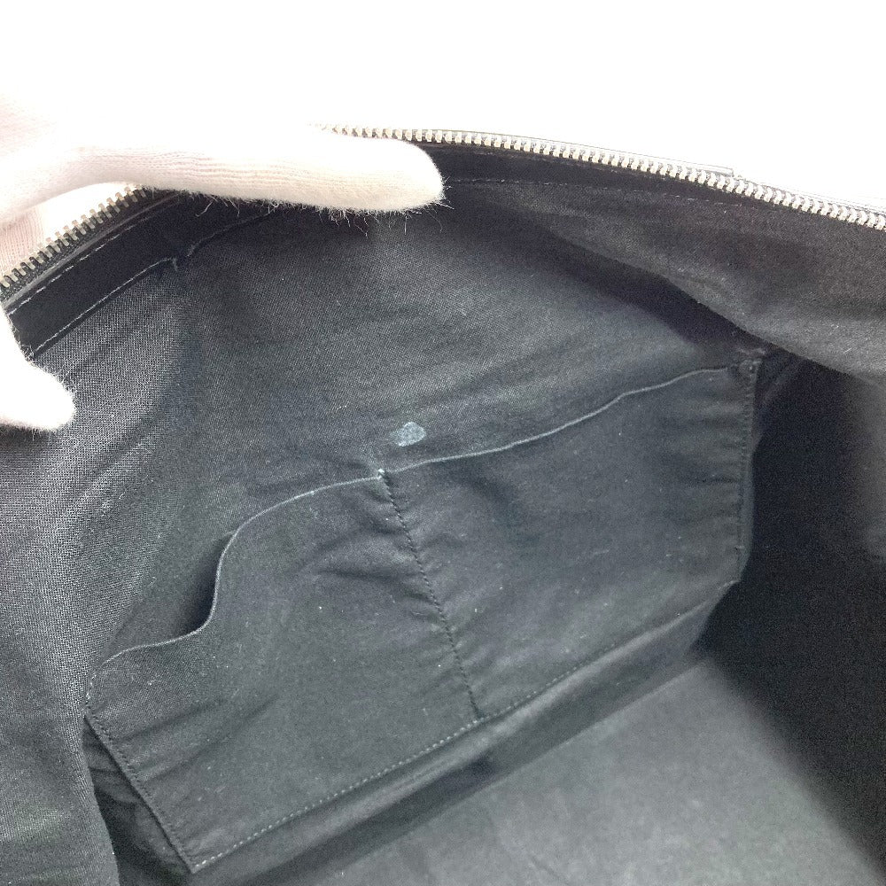 BALENCIAGA 392010 ロゴ 旅行バッグ カバン トラベルバッグ ボストンバッグ レザー/キャンバス ユニセックス ブラック