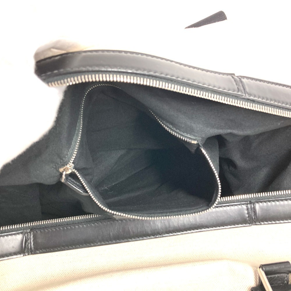 BALENCIAGA 392010 ロゴ 旅行バッグ カバン トラベルバッグ ボストンバッグ レザー/キャンバス ユニセックス ブラック