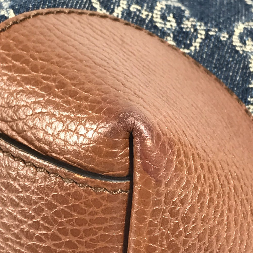 GUCCI 631685 デニム オーバーチュア OUVERTURE オフィディア GG ミディアム カバン 肩掛け トートバッグ ショルダーバッグ デニム ユニセックス ブルー