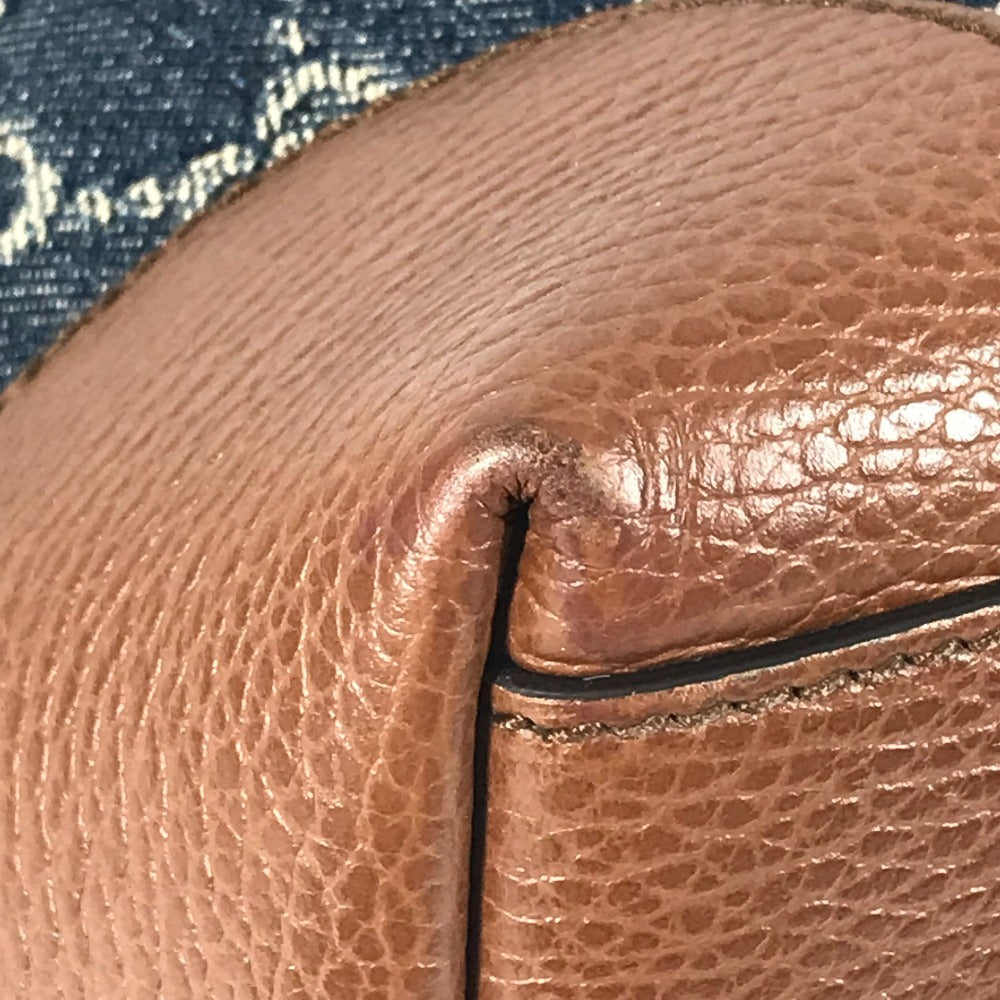 GUCCI 631685 デニム オーバーチュア OUVERTURE オフィディア GG ミディアム カバン 肩掛け トートバッグ ショルダーバッグ デニム ユニセックス ブルー