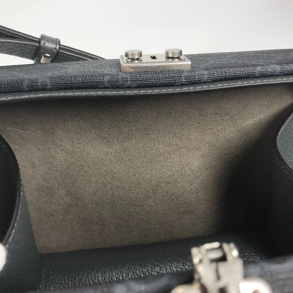 GUCCI 725341 GGスプリーム カットアウト インターロッキングG カバン 斜め掛け ポシェット ショルダーバッグ GGスプリームキャンバス ユニセックス グレー