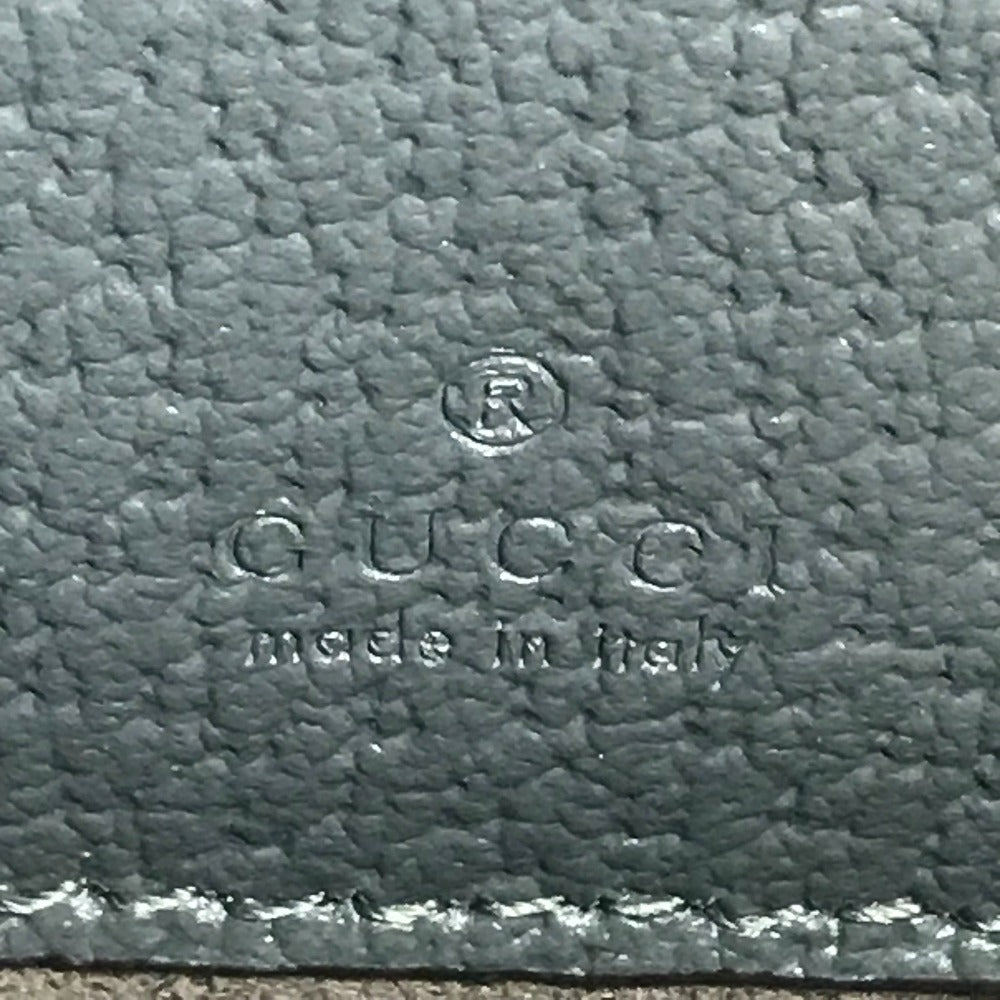 GUCCI 725341 GGスプリーム カットアウト インターロッキングG カバン 斜め掛け ポシェット ショルダーバッグ GGスプリームキャンバス ユニセックス グレー