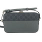 GUCCI 725341 GGスプリーム カットアウト インターロッキングG カバン 斜め掛け ポシェット ショルダーバッグ GGスプリームキャンバス ユニセックス グレー