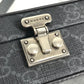 GUCCI 725341 GGスプリーム カットアウト インターロッキングG カバン 斜め掛け ポシェット ショルダーバッグ GGスプリームキャンバス ユニセックス グレー