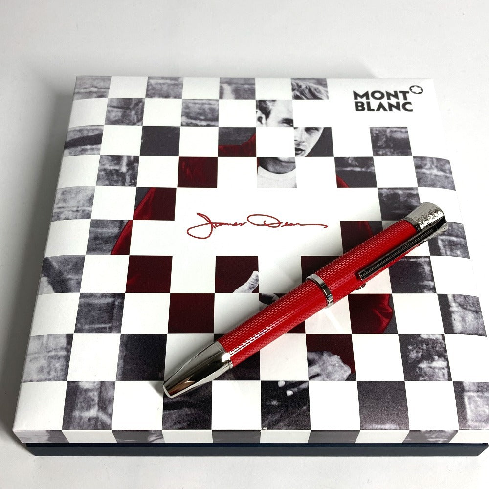 MONTBLANC グレートキャラクターズ ジェームス・ディーン ローラーボール 筆記具 ステーショナリー ボールペン 金属製 ユニセックス レッド