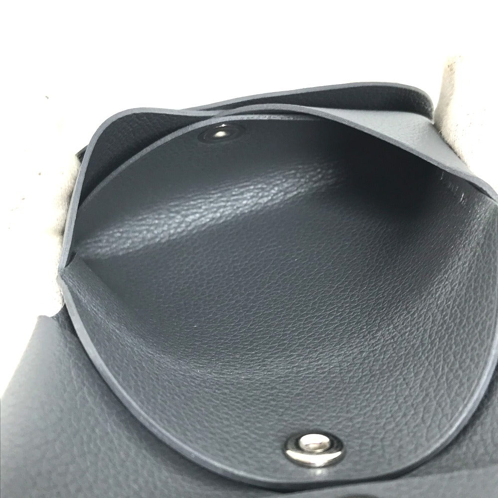 HERMES 2つ折り カルヴィデュオ カルヴィ デュオ カードケース 小銭入れ 財布 名刺入れ パスケース コインケース エバーカラー ユニセックス アルドワーズ ダークグレー