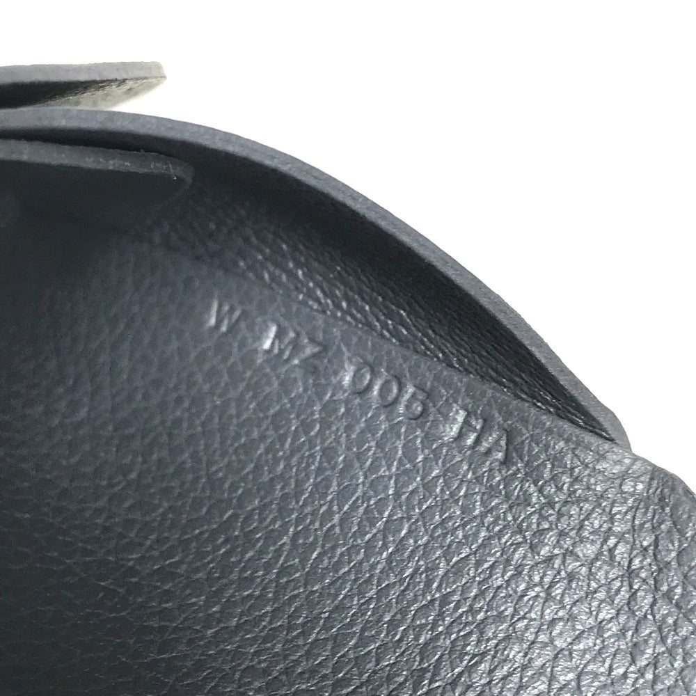 HERMES Bifold Calvi Duo Card Case, Coin Purse, Wallet, Business Card Holder, Pass Case, Coin Case, Evercolor, Unisex, Ardoise, Dark Gray