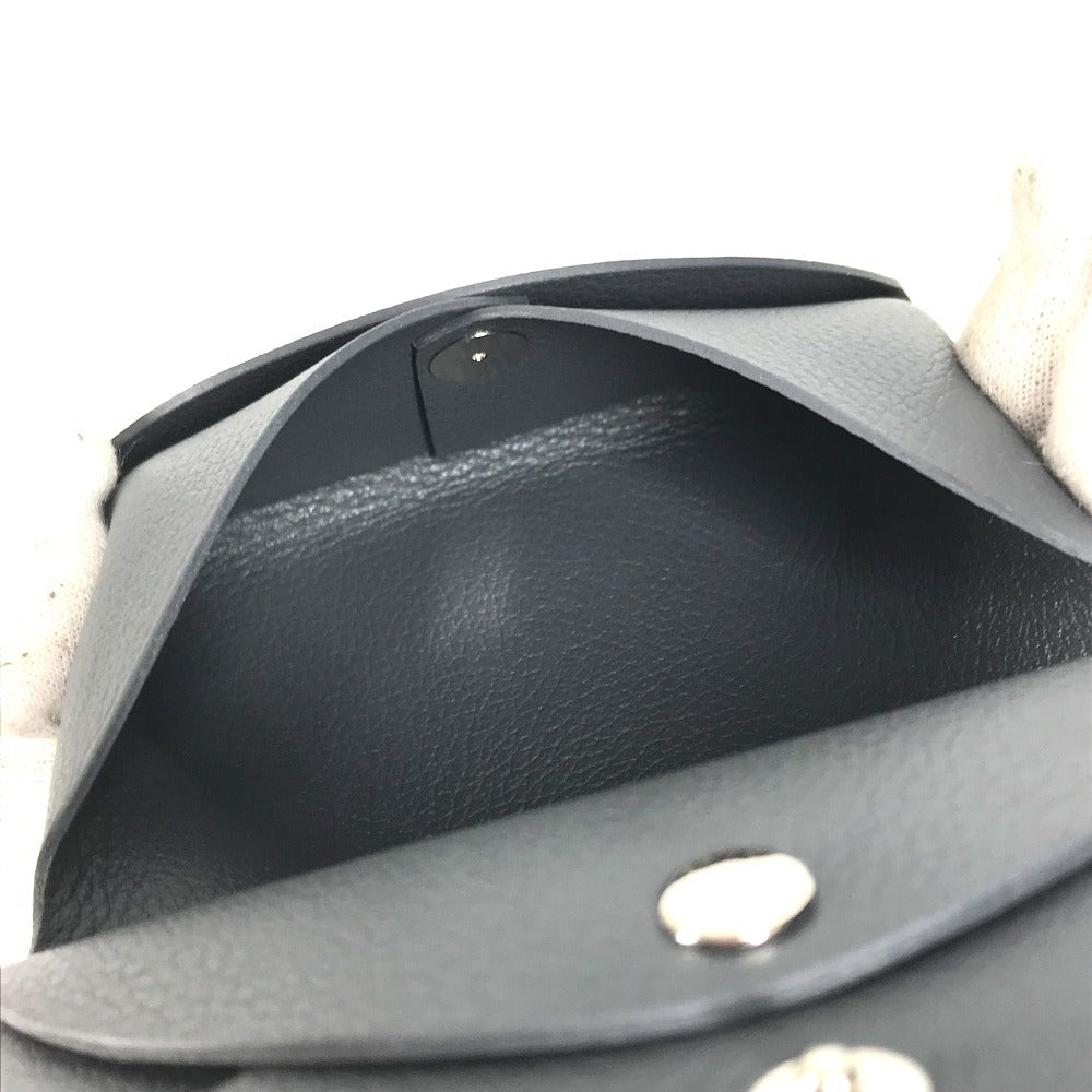 HERMES 2つ折り カルヴィデュオ カルヴィ デュオ カードケース 小銭入れ 財布 名刺入れ パスケース コインケース エバーカラー ユニセックス アルドワーズ ダークグレー
