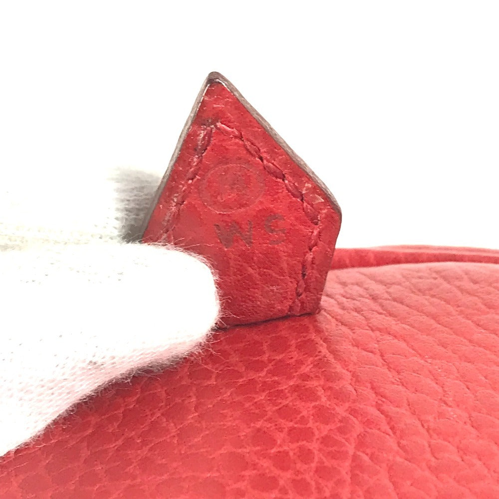 HERMES ヴィンテージ ミニ アールディ ミニボストンバッグ カバン 筒形 ハンドバッグ アルデンヌ ユニセックス レッド