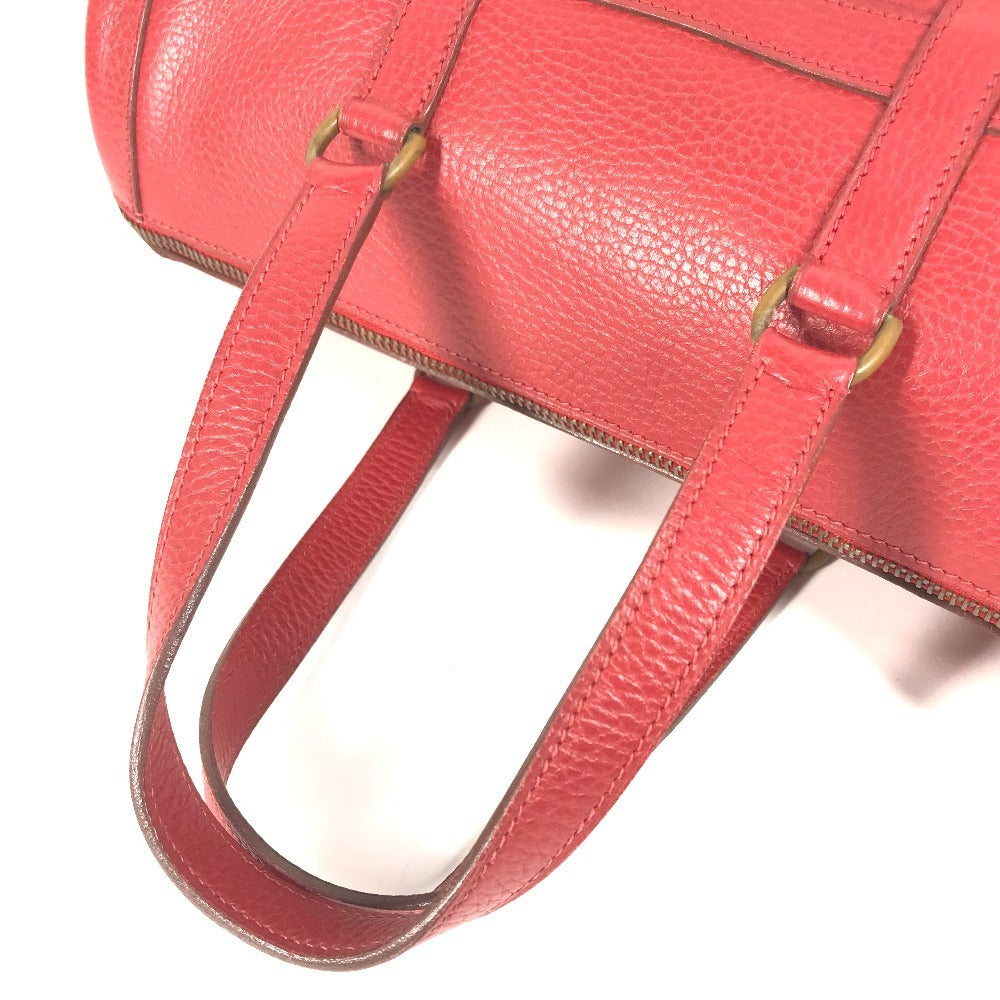 HERMES ヴィンテージ ミニ アールディ ミニボストンバッグ カバン 筒形 ハンドバッグ アルデンヌ ユニセックス レッド