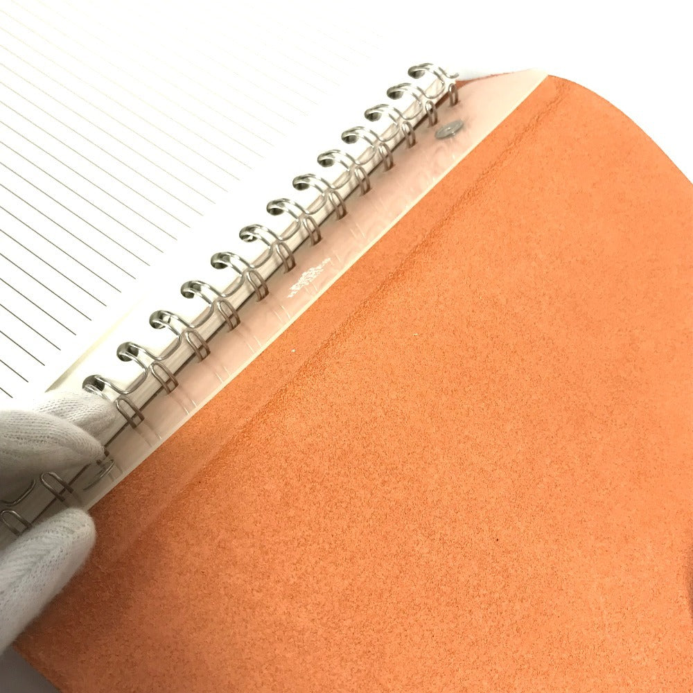 HERMES リフィル付き ユリスMM ユリス MM ノートカバー ケース ステーショナリー メモ帳 手帳カバー トリヨンクレマンス ユニセックス オレンジ