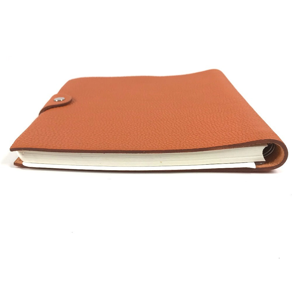 HERMES リフィル付き ユリスMM ユリス MM ノートカバー ケース ステーショナリー メモ帳 手帳カバー トリヨンクレマンス ユニセックス オレンジ