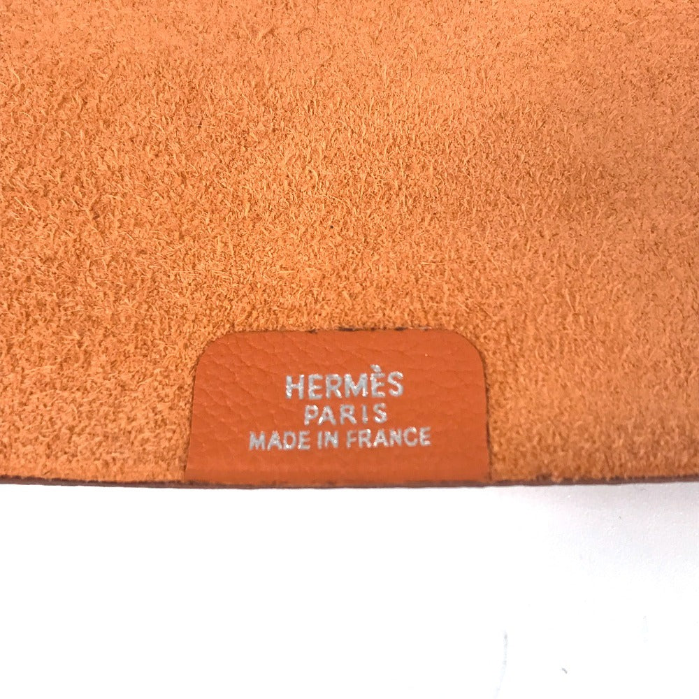 HERMES リフィル付き ユリスMM ユリス MM ノートカバー ケース ステーショナリー メモ帳 手帳カバー トリヨンクレマンス ユニセックス オレンジ