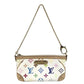 LOUIS VUITTON M60096 モノグラムマルチカラー ポシェット ミラ MM ポシェットミラMM カバン チェーン アクセサリーポーチ ハンドバッグ ショルダーバッグ モノグラムマルチカラーキャンバス ユニセックス ブロン ホワイト