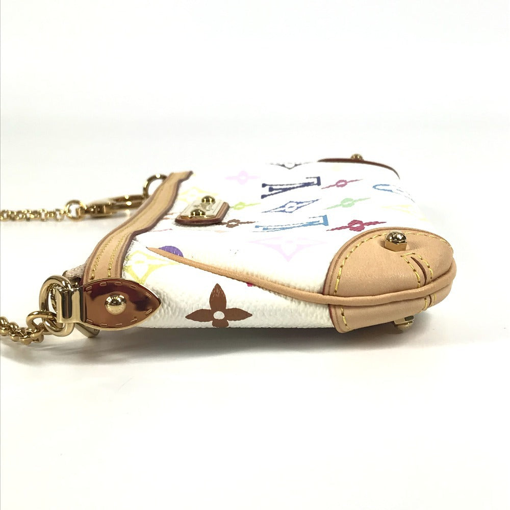 LOUIS VUITTON M60096 モノグラムマルチカラー ポシェット ミラ MM ポシェットミラMM カバン チェーン アクセサリーポーチ ハンドバッグ ショルダーバッグ モノグラムマルチカラーキャンバス ユニセックス ブロン ホワイト