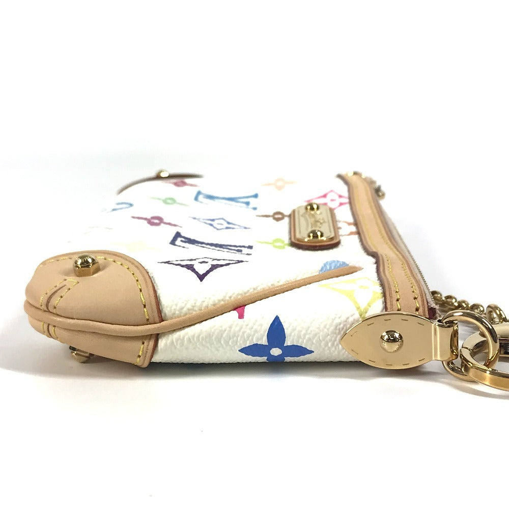 LOUIS VUITTON M60096 モノグラムマルチカラー ポシェット ミラ MM ポシェットミラMM カバン チェーン アクセサリーポーチ ハンドバッグ ショルダーバッグ モノグラムマルチカラーキャンバス ユニセックス ブロン ホワイト