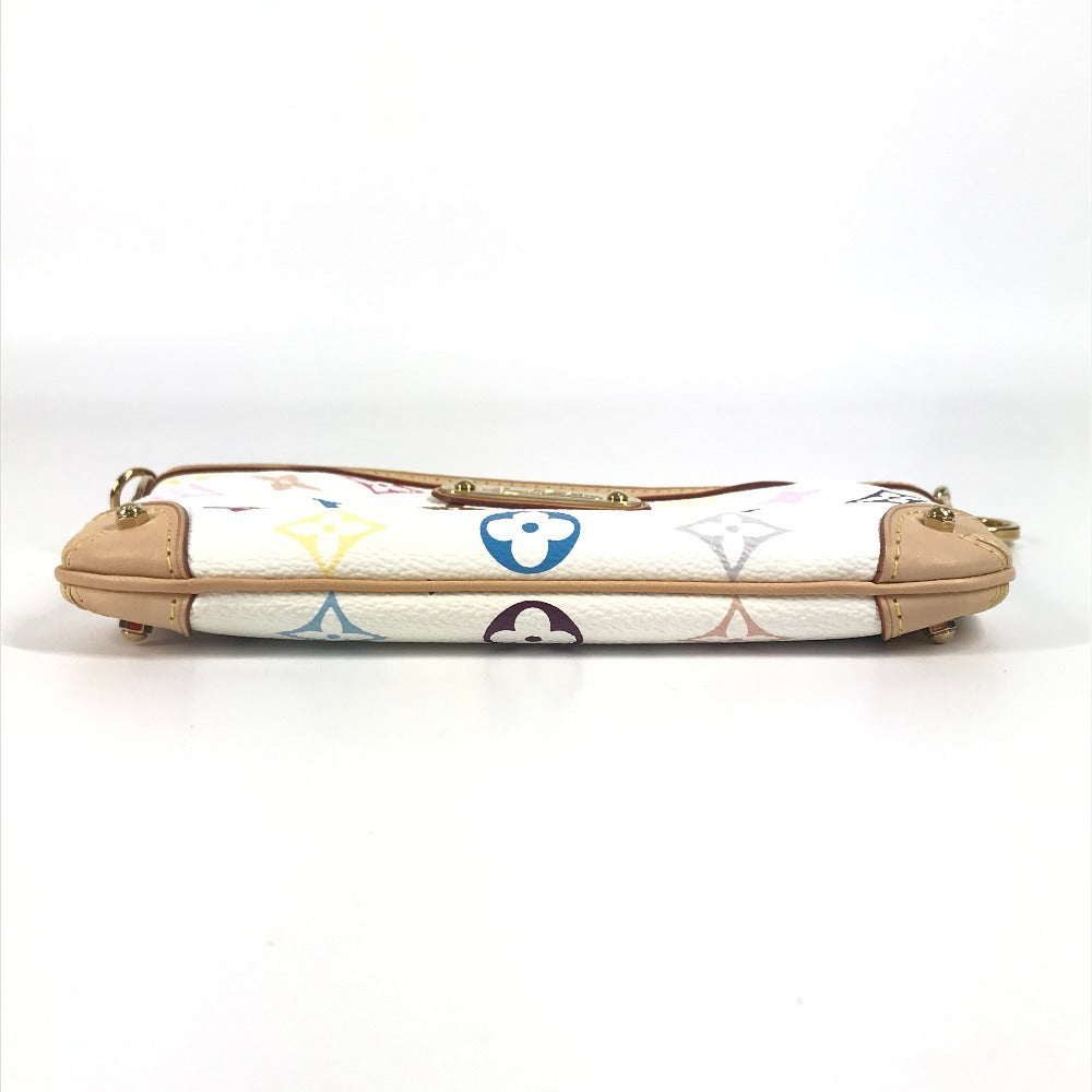 LOUIS VUITTON M60096 モノグラムマルチカラー ポシェット ミラ MM ポシェットミラMM カバン チェーン アクセサリーポーチ ハンドバッグ ショルダーバッグ モノグラムマルチカラーキャンバス ユニセックス ブロン ホワイト