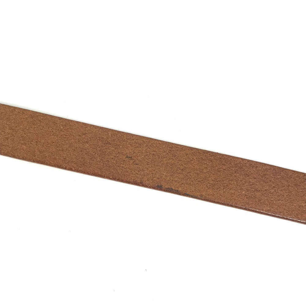 HERMES ベルトのみ アクセサリー ベルト レザー ユニセックス ブラウン