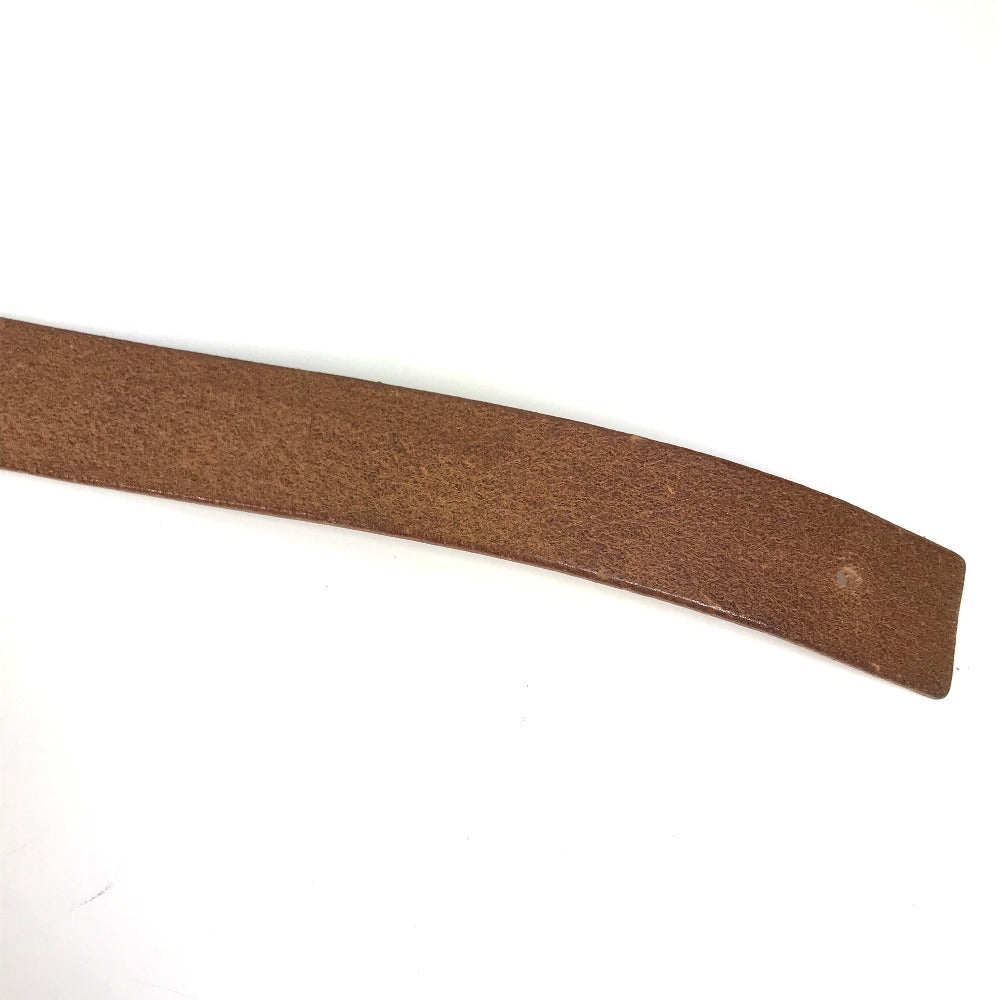 HERMES ベルトのみ アクセサリー ベルト レザー ユニセックス ブラウン