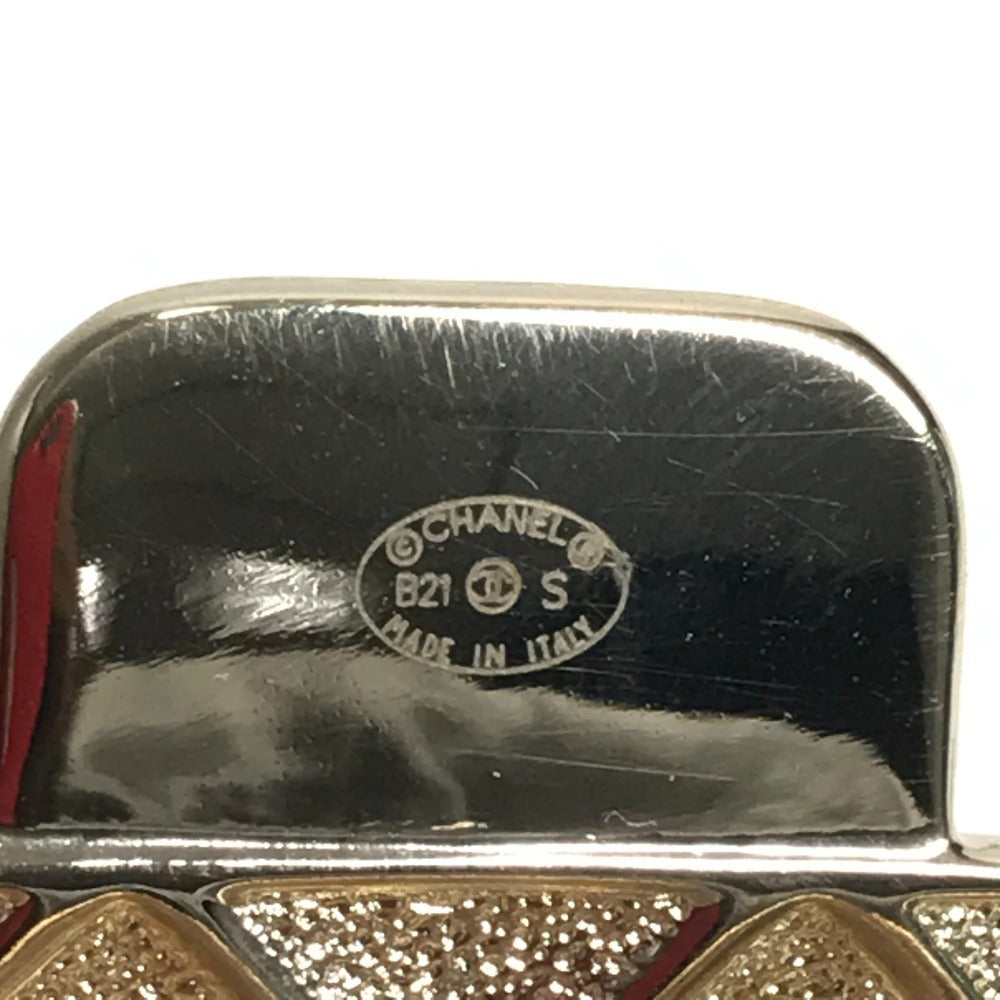 CHANEL B21Ｓ CC ココマーク マトラッセ バッグ チェーン フェイクパール ロングネックレス チェーンネックレス アクセサリー ネックレス メタル レディース ゴールド