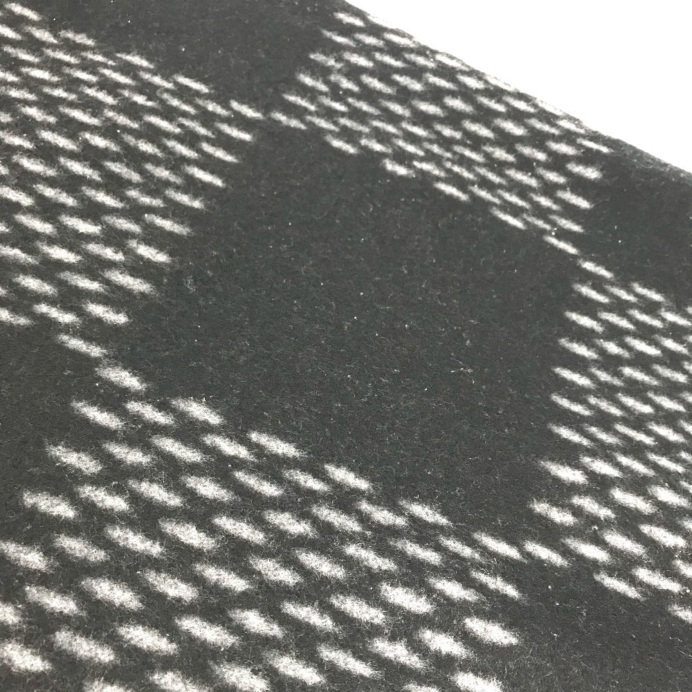 LOUIS VUITTON M76561 ダミエグラフィットジャイアント クヴェルテュールダミエクラシック インテリア ひざかけ 毛布 ブランケット ウール/カシミヤ ユニセックス ブラック