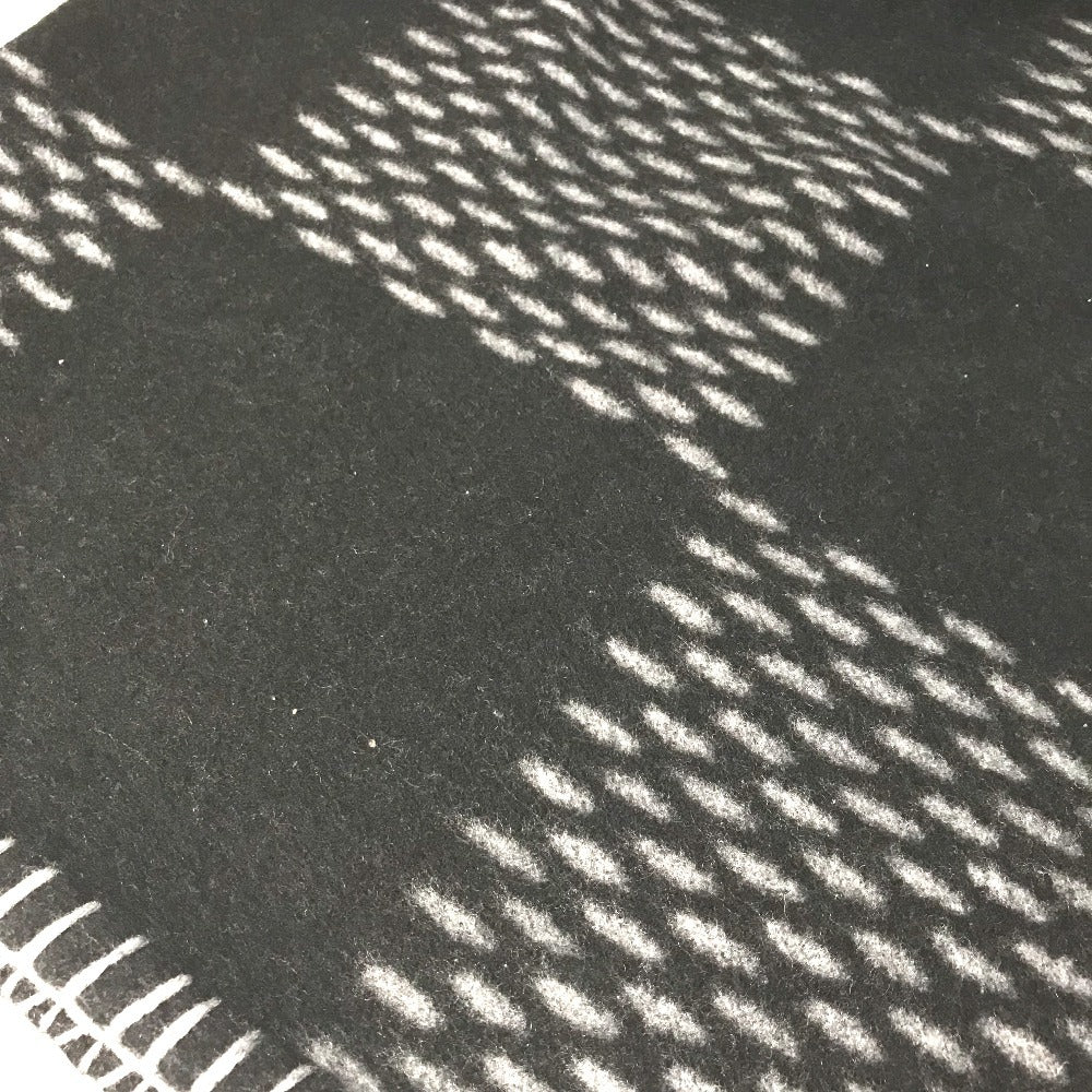 LOUIS VUITTON M76561 Damier Graphite Giant Couverture Damier Classic Interior Blanket, Wool/Cashmere, Unisex, Black