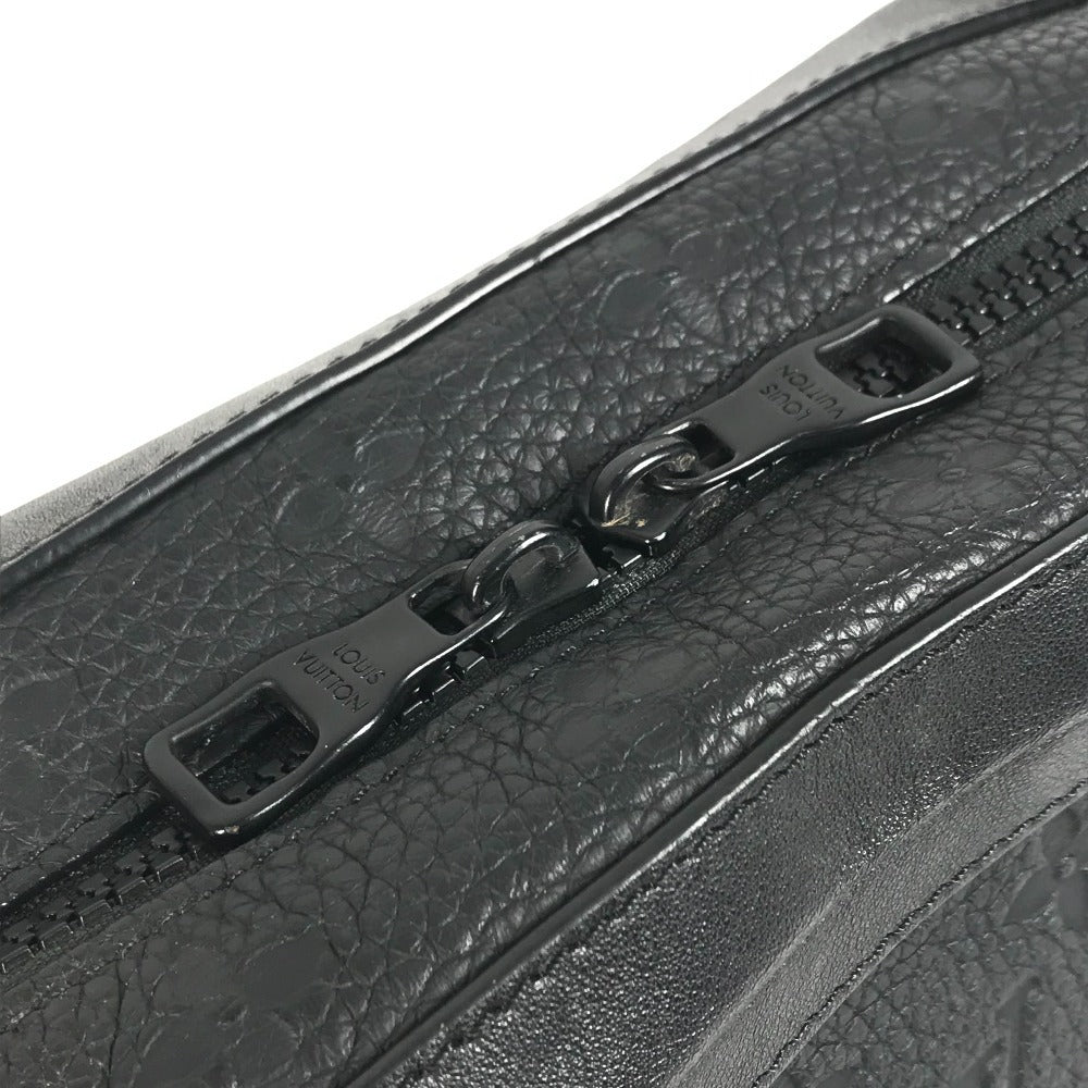 LOUIS VUITTON M53288 トリヨン モノグラム ソフトトランク 斜めかけ クラッチバッグ 2WAYバッグ カバン ボックス チェーン ショルダーバッグ トリヨンレザー ユニセックス ノワール ブラック