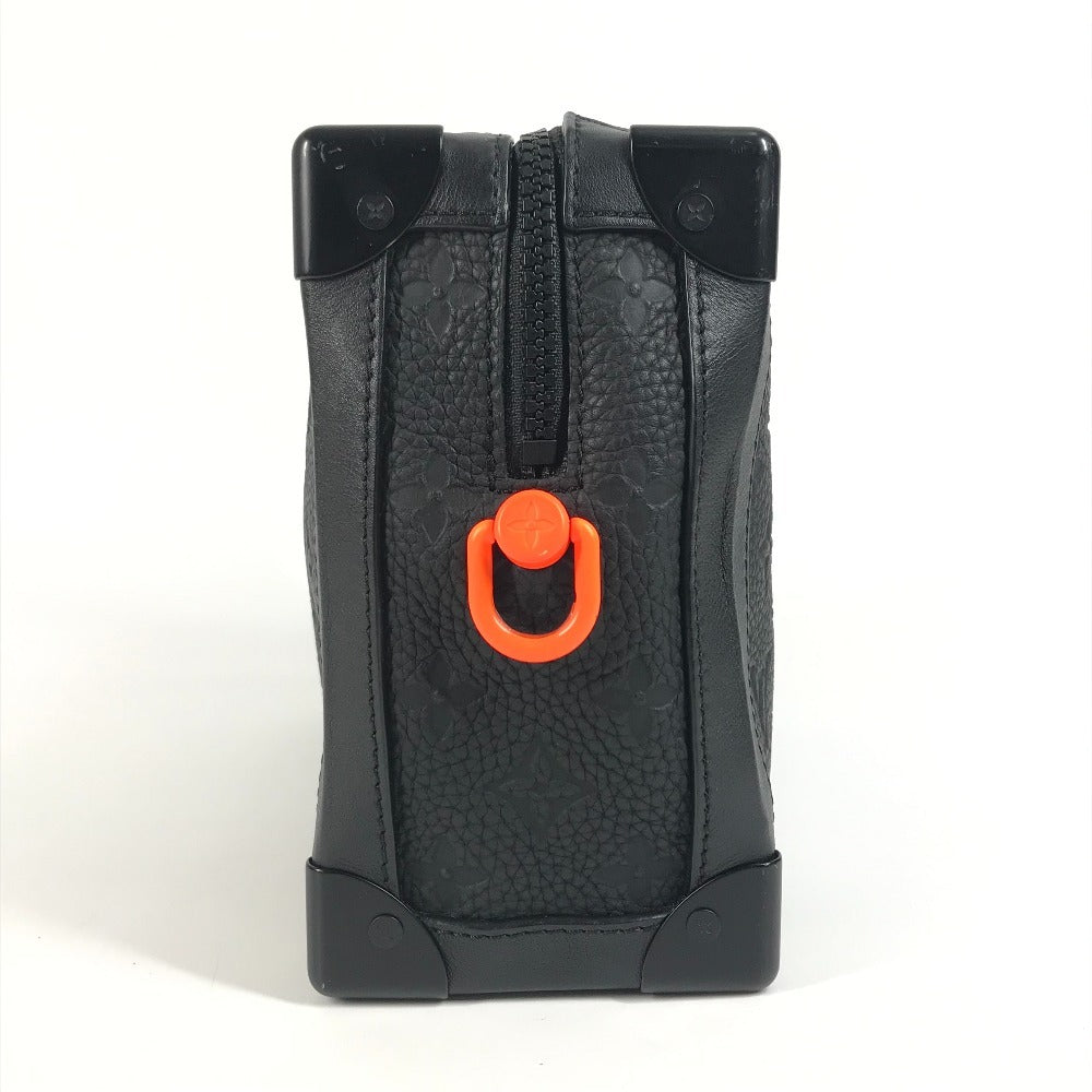 LOUIS VUITTON M53288 トリヨン モノグラム ソフトトランク 斜めかけ クラッチバッグ 2WAYバッグ カバン ボックス チェーン ショルダーバッグ トリヨンレザー ユニセックス ノワール ブラック