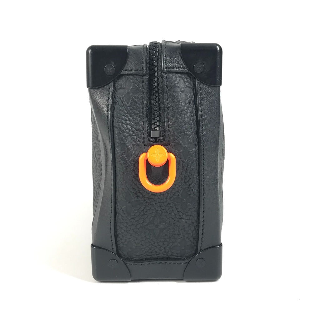 LOUIS VUITTON M53288 トリヨン モノグラム ソフトトランク 斜めかけ クラッチバッグ 2WAYバッグ カバン ボックス チェーン ショルダーバッグ トリヨンレザー ユニセックス ノワール ブラック