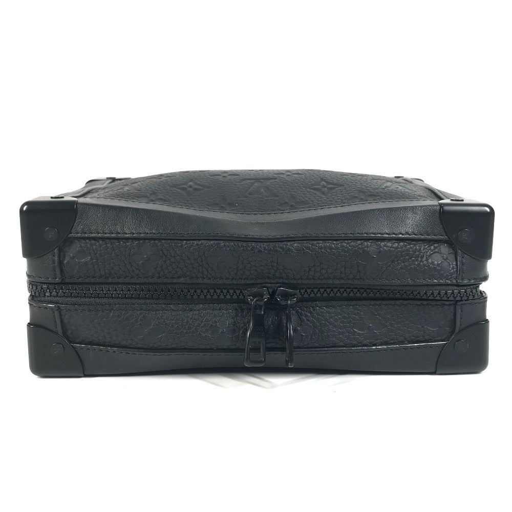 LOUIS VUITTON M53288 トリヨン モノグラム ソフトトランク 斜めかけ クラッチバッグ 2WAYバッグ カバン ボックス チェーン ショルダーバッグ トリヨンレザー ユニセックス ノワール ブラック