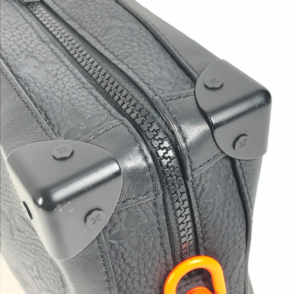 LOUIS VUITTON M53288 トリヨン モノグラム ソフトトランク 斜めかけ クラッチバッグ 2WAYバッグ カバン ボックス チェーン ショルダーバッグ トリヨンレザー ユニセックス ノワール ブラック