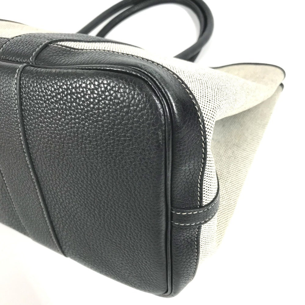 HERMES ガーデンパーティPM ガーデンパーティPM カバン ハンドバッグ トートバッグ トワルアッシュ レディース ブラック