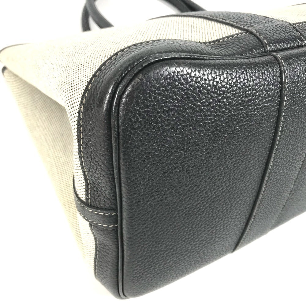 HERMES ガーデンパーティPM ガーデンパーティPM カバン ハンドバッグ トートバッグ トワルアッシュ レディース ブラック
