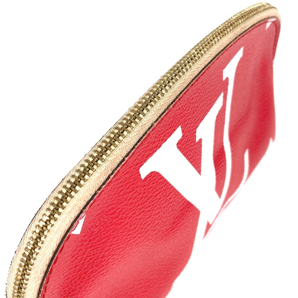 LOUIS VUITTON M67694 モノグラムジャイアント ポシェットコスメティック メイクポーチ 化粧ポーチ ポーチ モノグラムキャンバス レディース レッド