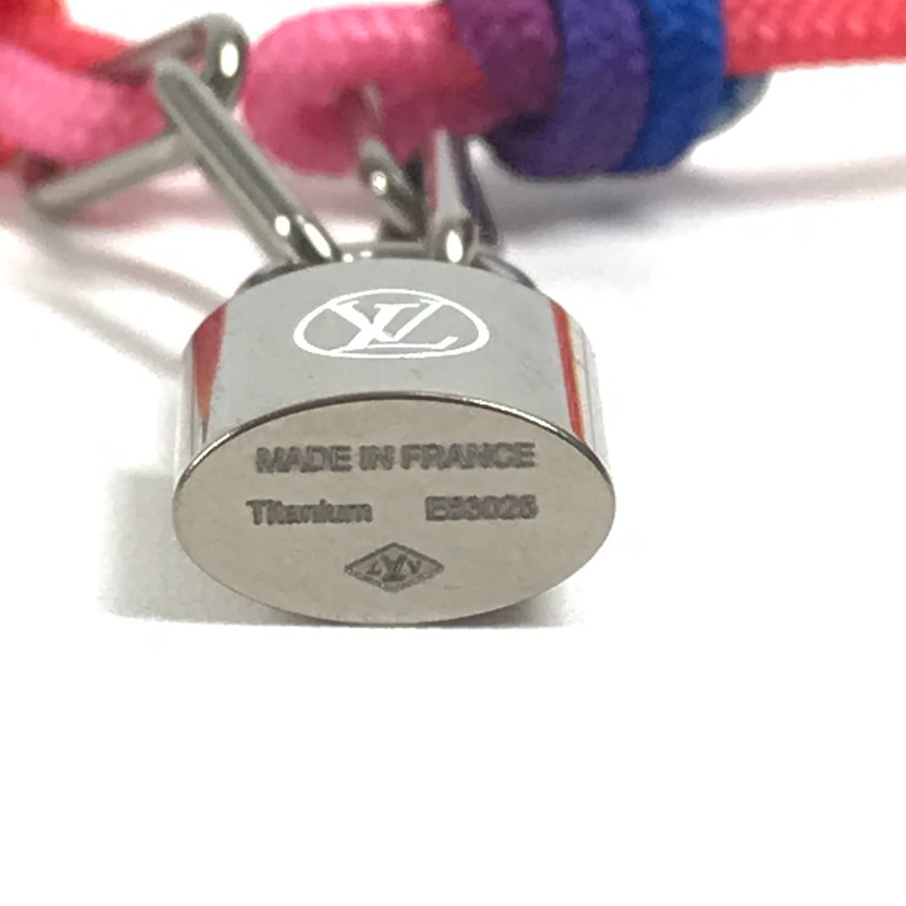 LOUIS VUITTON Q05269 ブラスレ シルバー・ロックイット ヴァージル・アブロー レインボー アクセサリー ブレスレット チタニウム メンズ マルチカラー