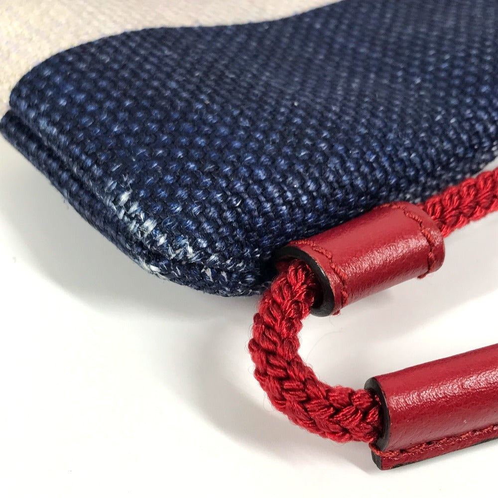 GUCCI 473872 トリコロール ドローストリング GG カバン バックパック ナップサック 2WAYバッグ ハンドバッグ トートバッグ リュックサック レザー/キャンバス ユニセックス レッド